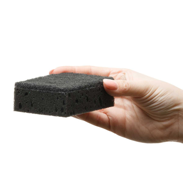 Губка для посуды крупнопористая черная Перфера (10шт) х8