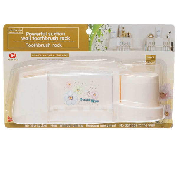 Полка для ванной NA2568 настенная для зубных щеток (200) 