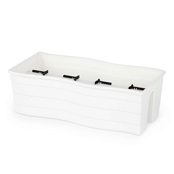 Кашпо на перила 58х28х20см Белый БШ8923 х5 