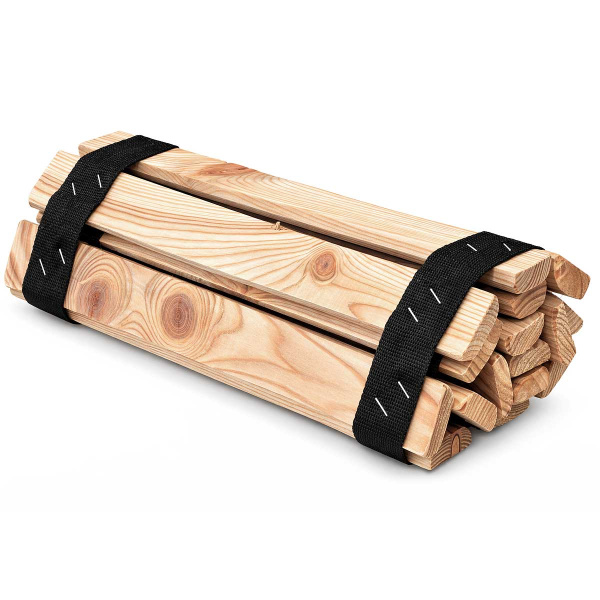 Рулонная садовая дорожка деревянная 1м*40см