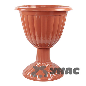 Горшок ЖАСМИН 18л высокая ножка КОР БШ1329 (5)