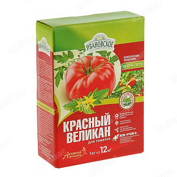 Красный Великан для томатов 1 кг удобрений Ивановское 