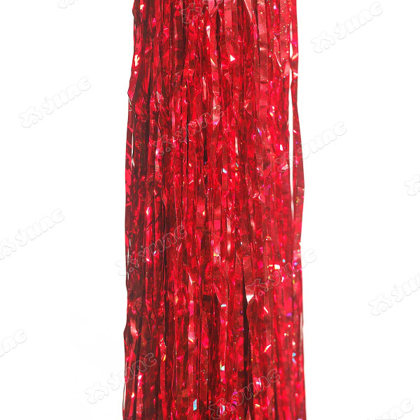 Дождь новог.D-03С 1,5м красный гологр(ц/10шт)(100)