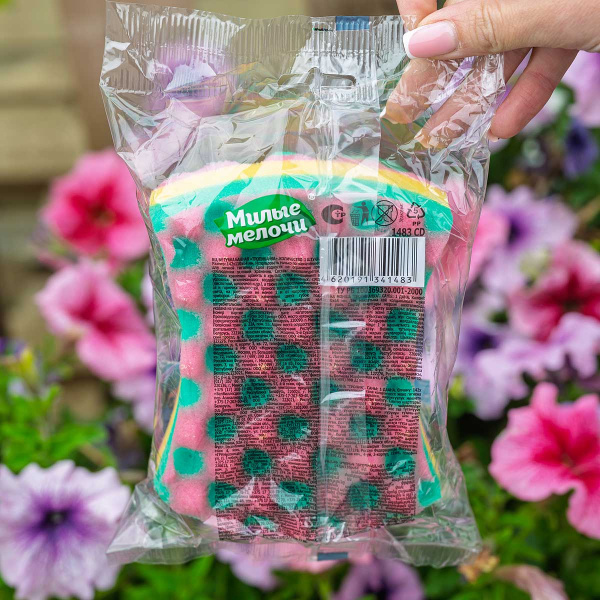 Губка для тела Милые мелочи Тропиканка х40 