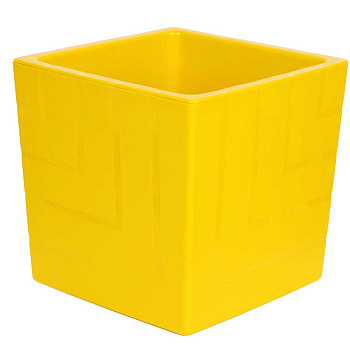 Горшок "Квадро" 6,6л Медовый КВ20-34 Ливингрин(6) 