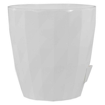 Кашпо"RUBY"Соло 3л Белый КШ-6454 ВМС(24) 