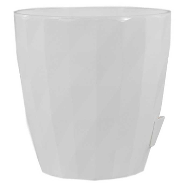 Кашпо"RUBY"Соло 3л Белый КШ-6454 ВМС(24) 