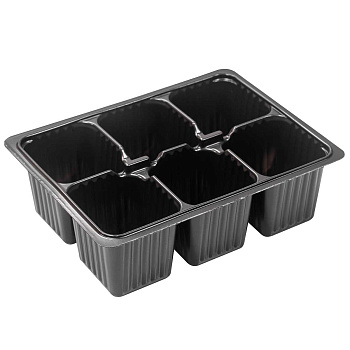 Кассета для рассады мини 6 ячеек (18*13,5*6 см) 