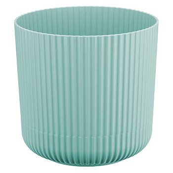 Кашпо ВЕЛЬВЕТ D140мм 1,6л морская волна М3180 х12 