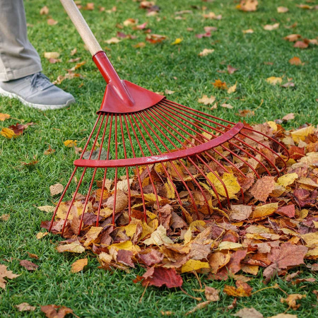 Грабли веер 22 зуба (132030B-22) проволочные САДОВИТА (48)