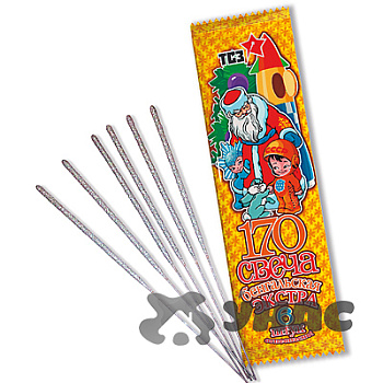 Бенгальские огни 170мм (6шт) ЭКСТРА ТР157(200)