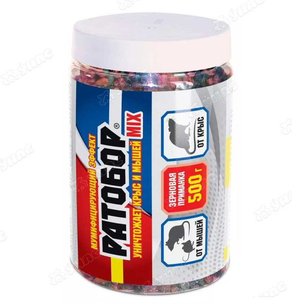 РАТОБОР зерно 500г (банка) MIX мумиф.эф. х9