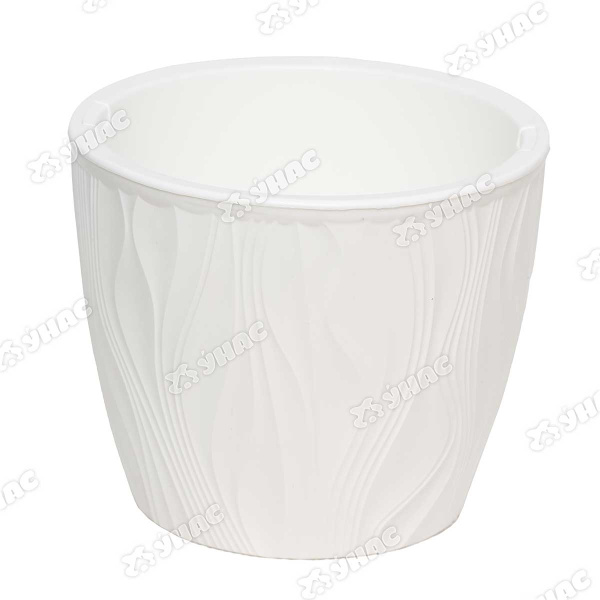 Кашпо Венеция 3л Белый-белый КШ-9030 ВМС(16) 