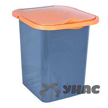 Контейнер для мусора ПУРО 18л Оранж М2475(8)