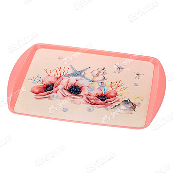 Поднос с рисунком Маки М1112 (30)