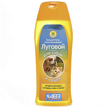 Луговой шампунь для кошек и собак 270мл АВ821 x25