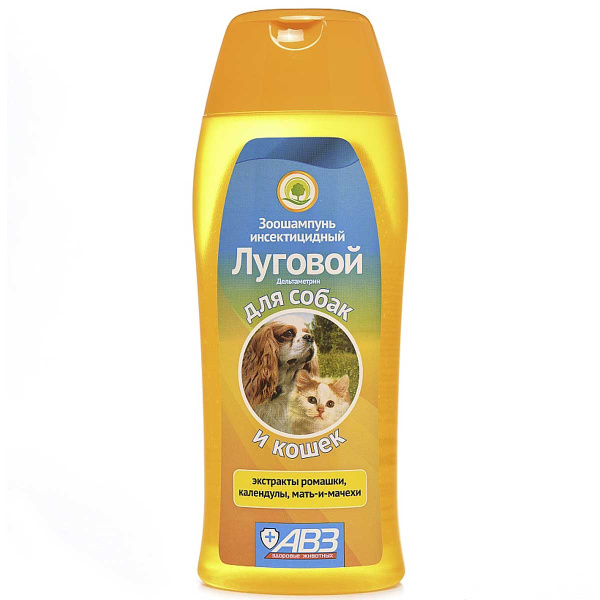 Луговой шампунь для кошек и собак 270мл АВ821 x25