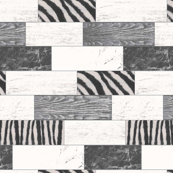 Пленка самоклеящаяся 45*2 м Грейс 5981-1-45 черно-белый