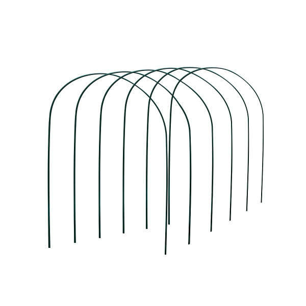 Дуга парниковая NEW , комплект из 6-ти штук, материал стальная трубка в ПВХ оболочке, длина 3м, ширина 1м, высота 1,2м САДОВИТА х 150