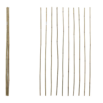 Бамбуковые колышки 150см 10/12мм комплект 10шт (25)