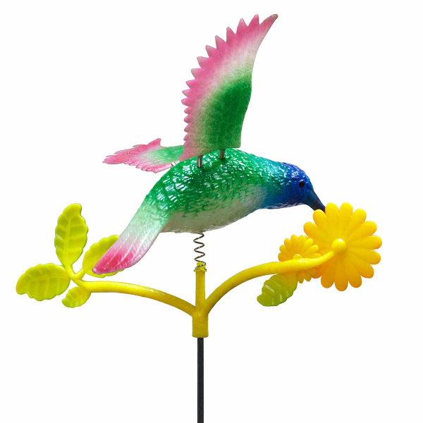 Штекер садовый Колибри на веточке NA2684 16*14см (288)