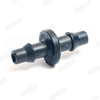 Соединитель (SH-4016-4/7) 2,5см под шланг 6мм (Цена за 50шт)