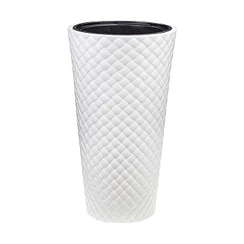 Кашпо РОТАНГ  D340*630мм 9/42л со вст. бел.М3407 