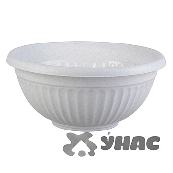 Кашпо-миска Ливия 500 мм мраморный М3195 Кашпо-миска Ливия 500 мм мраморный М3195