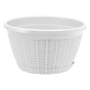 Кашпо Подвесное 4,5л белый без подвеса КШ-6446 ВМС х20