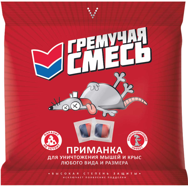 Гремучая смесь 100г (тесто-брикет двойной) х100