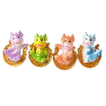 Магнит 23556-1 Дракон с подковой 3см (цена за 48шт)