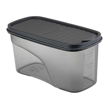 Емкость для сыпучих прод Бест 1л графит  М1254 (12)