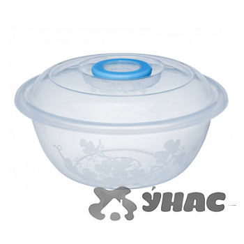 Таз 8л "Изобилие" с крышкой Эльфпласт 121/100 (50)