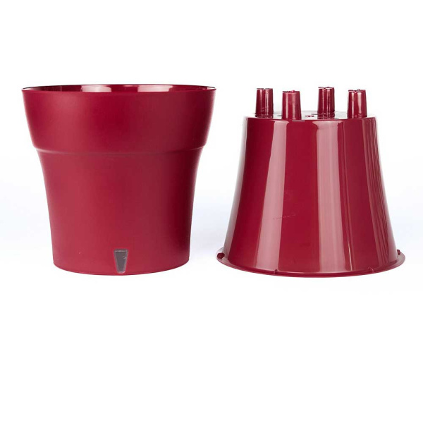 Горшок ДАЛИ СОФТ 5 л Винный х8 