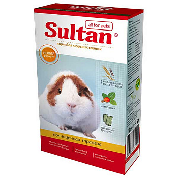 Султан Новый. (Sultan) Корм для морских свинок  400г (пленка)  Оновной рацион 5981Х18