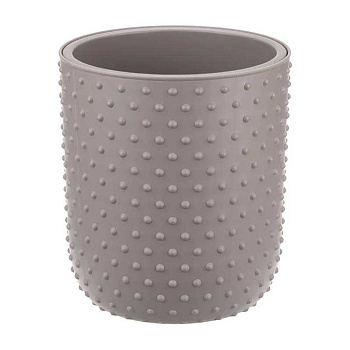 Кашпо БАБЛ 155мм 1,5л со вставкой французcкий серый М3252 х8 