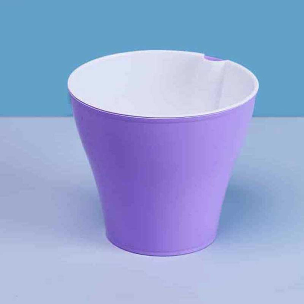 Кашпо "Афина" 1л Сирень со встав Пласт Авеню х18 