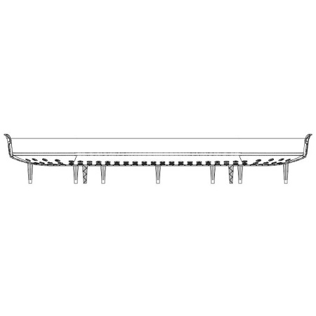 Лоток для кошек с сеткой Капучино М1831 х7