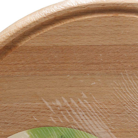 Доска разделочная РОЗМАРИ d40см круг с ручкой дерево