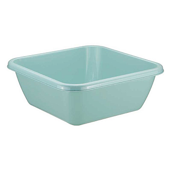 Таз квадратный 12 л. М2578 (10) Морская волна
