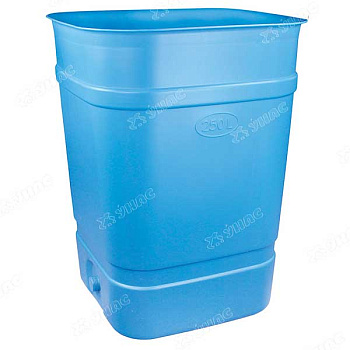 Бочка-бак 250л. (квадратная) без крышки х3 БШ1695