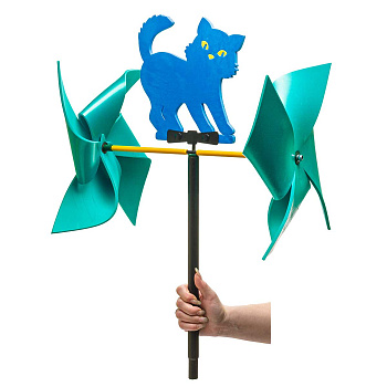 Украшение для сада Флюгер Кошка