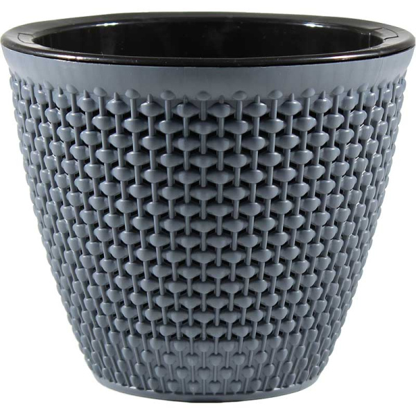 Кашпо Ротанг  1,6л Антрацит КШ-6468 ВМС(20) 