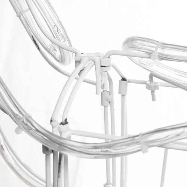 Фигурка новогод.ОЛЕНЬ дюралайт 65*60*35 YH-02 (4)