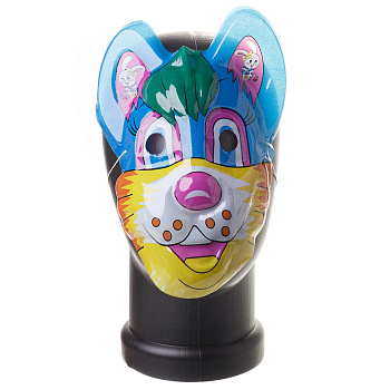 Маска Заяц синий (Цена за 12шт)