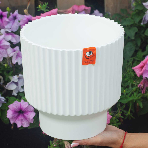 Горшок АРКАДА 7,2 л Белый АР23-10 х3 