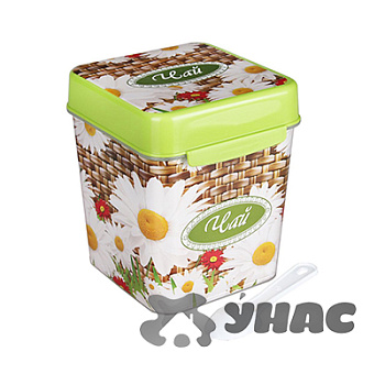 Емкость Плетенка 1,2л (чай) с ложкой БШ4830 (12)