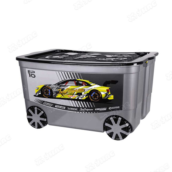 Ящик для игрушек "KidsBox" на колёсах Эльфплас 449