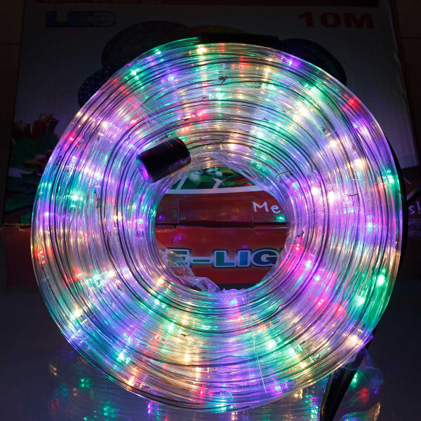 Гирлянда Дюралайт ЦВЕТНОЙ / 10м /