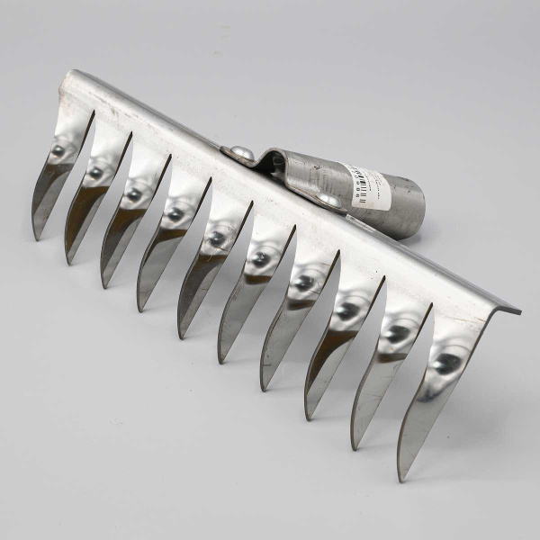 Грабли витые 10-ти зубчатые нержавеющая сталь клепанные б/ч*10